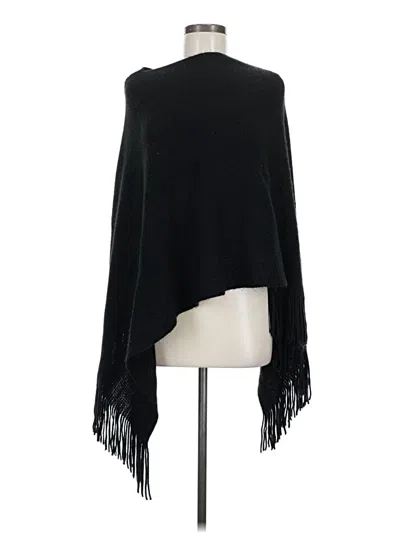 Pre-owned Steve Madden Poncho In Black