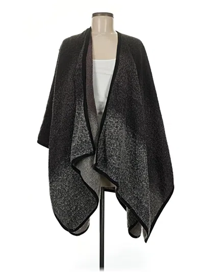 Pre-owned Steve Madden Poncho In Black