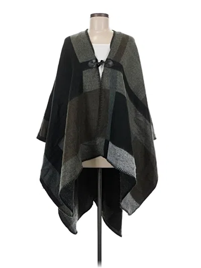 Pre-owned Steve Madden Poncho In Black