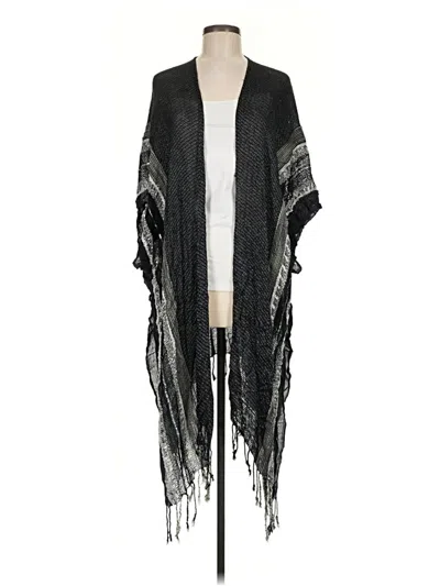 Pre-owned Steve Madden Poncho In Black