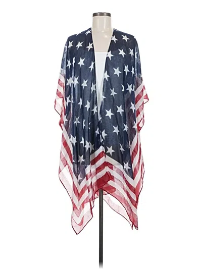 Pre-owned Steve Madden Poncho In Blue