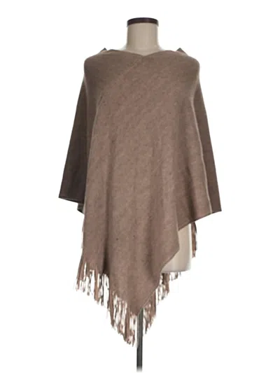 Pre-owned Steve Madden Poncho In Brown