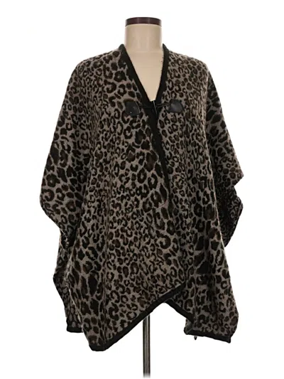 Pre-owned Steve Madden Poncho In Brown