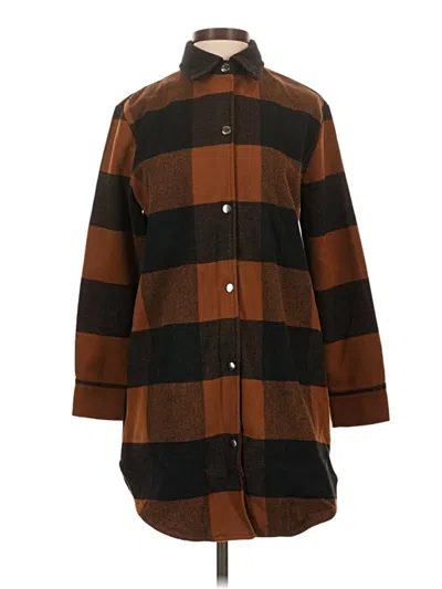 Pre-owned Steve Madden Poncho In Brown