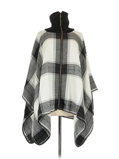 Pre-owned Steve Madden Poncho In Gray
