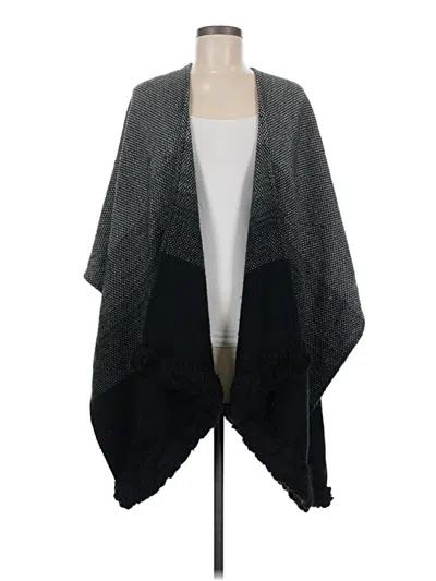 Pre-owned Steve Madden Poncho In Gray
