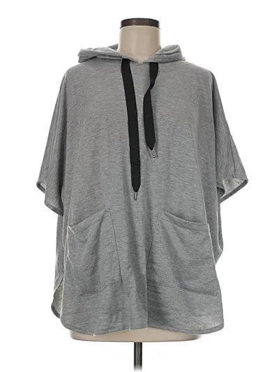 Pre-owned Steve Madden Poncho In Gray