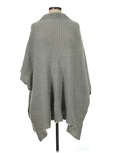 Pre-owned Steve Madden Poncho In Gray