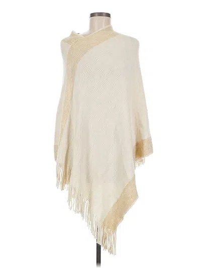 Pre-owned Steve Madden Poncho In Ivory