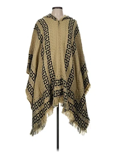 Pre-owned Steve Madden Poncho In Tan