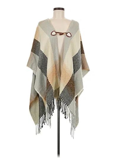 Pre-owned Steve Madden Poncho In Tan