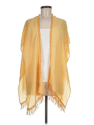 Pre-owned Steve Madden Poncho In Yellow