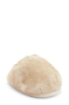 Steve Madden Poof Faux Fur Slipper In Animal Print