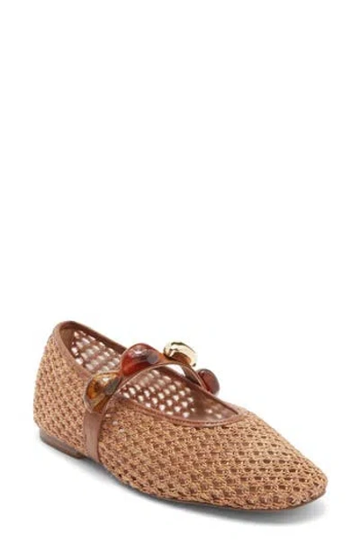 Steve Madden Poppin Flat In Brown