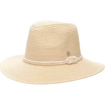 Steve Madden Poppy Nautical Panama Hat In Neutral