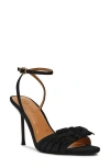 Steve Madden Porsha Ankle Strap Sandal In Black