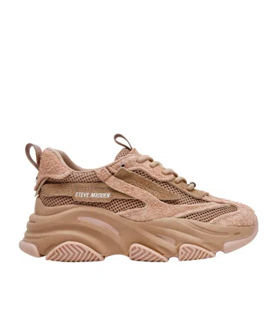 Steve Madden Possession Chunky Trainers In Pink
