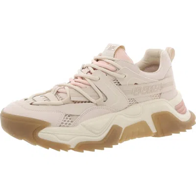 Steve Madden Power Womens Lifestyle Chuncky Casual And Fashion Sneakers In White