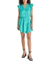 Steve Madden Prairie Dreams Flutter Sleeve Minidress In Pastel
