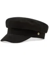 Steve Madden Preppy Baker Boy Hat In Black