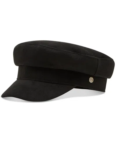Steve Madden Preppy Baker Boy Hat In Black
