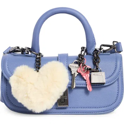 Steve Madden Prince Crossbody Bag With Bag Charms In Purple