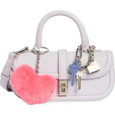 Steve Madden Prince Crossbody Bag With Bag Charms In Purple