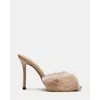 Steve Madden Priya Faux Fur Sandal In Multi
