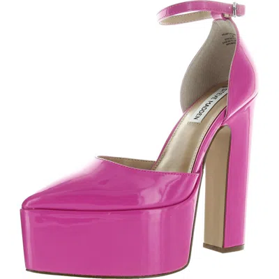 Steve Madden Prompt Womens Patent Platform Heels In Multi