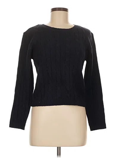 Pre-owned Steve Madden Pullover Sweater In Black