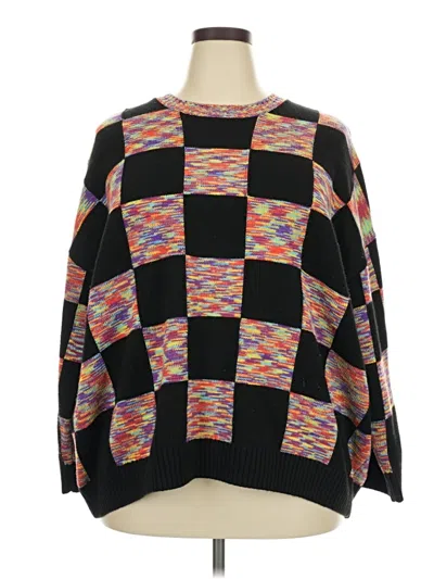 Pre-owned Steve Madden Pullover Sweater In Black