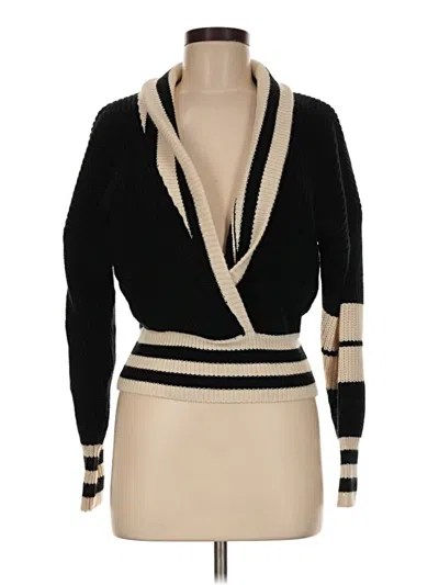 Pre-owned Steve Madden Pullover Sweater In Black