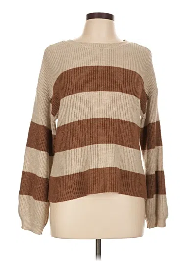 Pre-owned Steve Madden Pullover Sweater In Brown