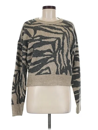 Pre-owned Steve Madden Pullover Sweater In Gray