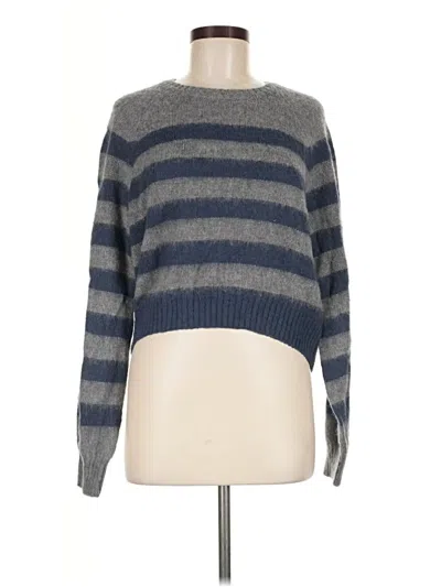 Pre-owned Steve Madden Pullover Sweater In Gray
