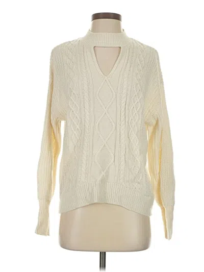 Pre-owned Steve Madden Pullover Sweater In Ivory