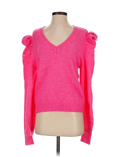 Pre-owned Steve Madden Pullover Sweater In Pink