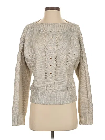 Pre-owned Steve Madden Pullover Sweater In Silver