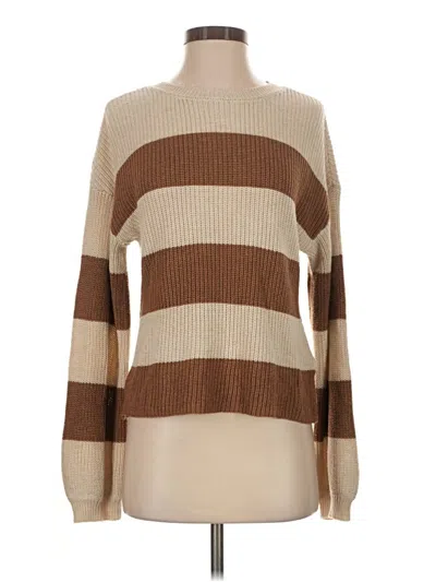 Pre-owned Steve Madden Pullover Sweater In Tan