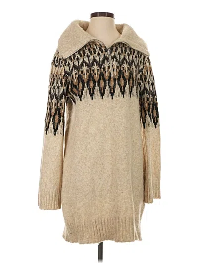 Pre-owned Steve Madden Pullover Sweater In Tan