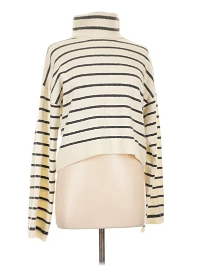 Pre-owned Steve Madden Pullover Sweater In White