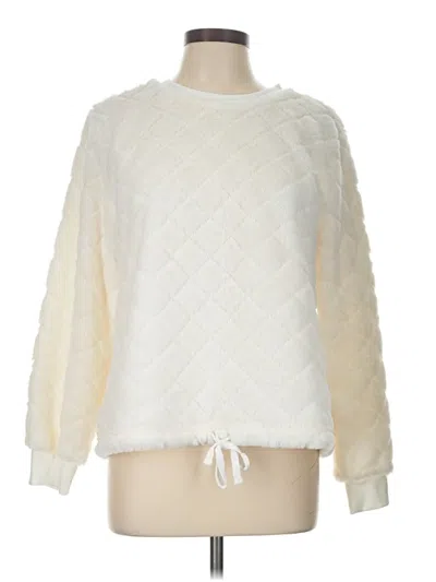 Pre-owned Steve Madden Pullover Sweater In White
