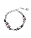 Steve Madden Punk Romance Stone Link Bracelet