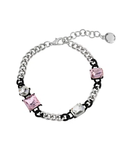 Steve Madden Punk Romance Stone Link Bracelet