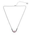 Steve Madden Punk Romance Stone Pendant Necklace