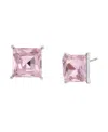 Steve Madden Punk Romance Stone Square Stud Earrings