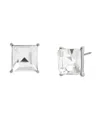 Steve Madden Punk Romance Stone Square Stud Earrings