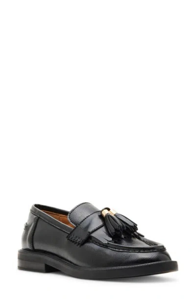 Steve Madden Radcliff Loafer In Black Leather