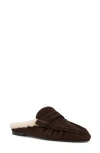 Steve Madden Rafe Genuine Shearling Mule In Brown