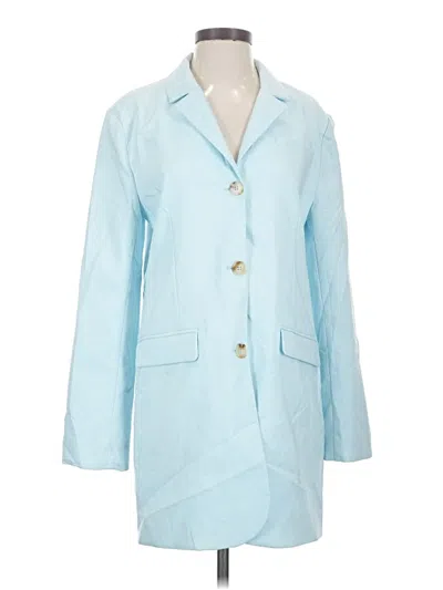 Pre-owned Steve Madden Raincoat In Blue